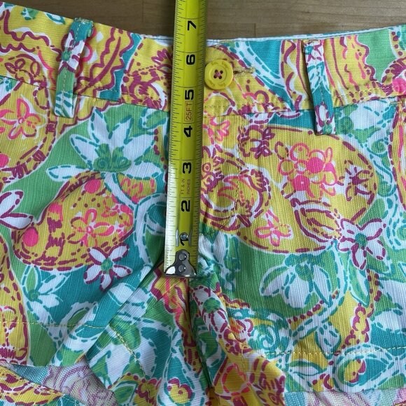 LILLY PULITZER The Walsh Short Size 000 Pop Goes the Lemur Low Rise 3" Inseam - Picture 9 of 10